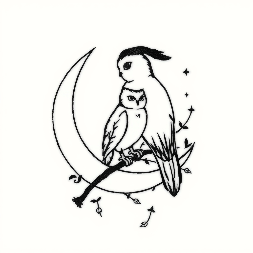 3. The Witch’s Familiar in Silhouette