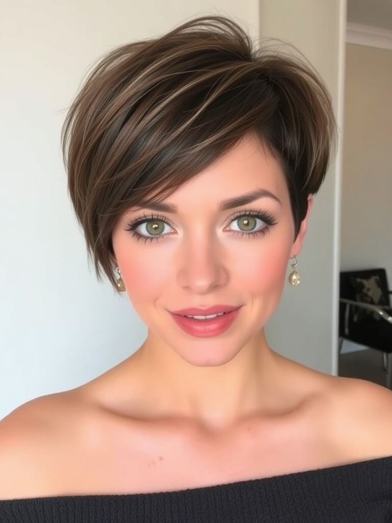4. Effortlessly Chic with a Side-Swept Edge