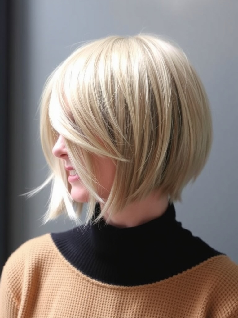 5. Mastering Soft Layers for a Dreamy Choppy Bob