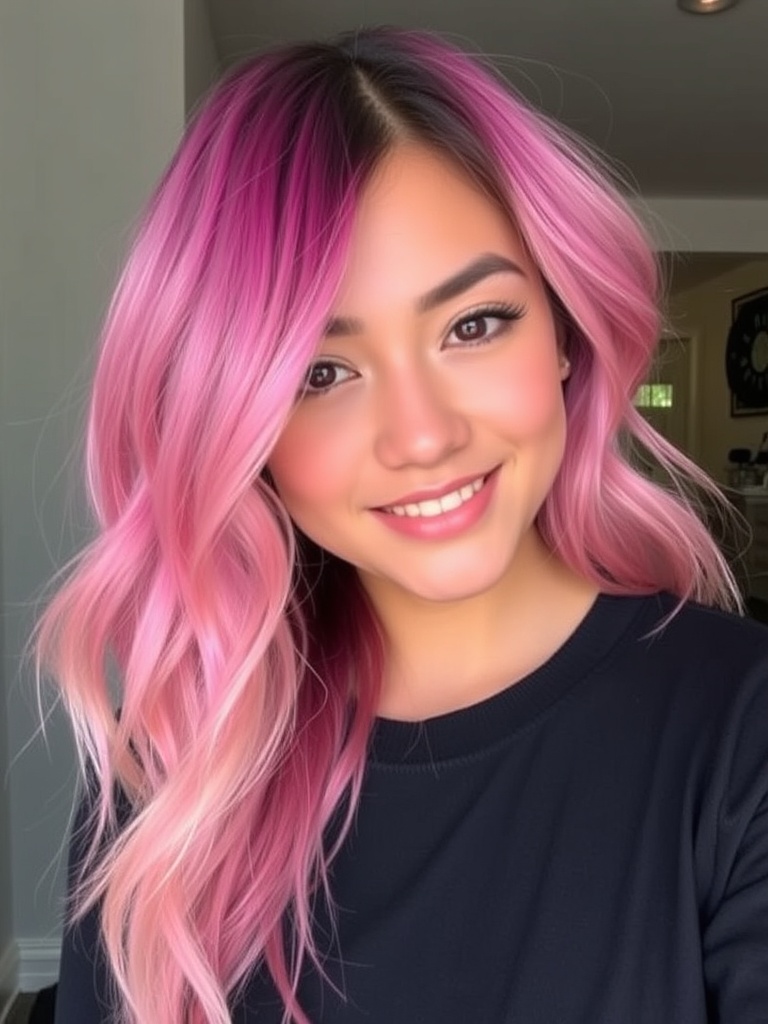 5. The Cool-Toned Way to Rock Vibrant Pink