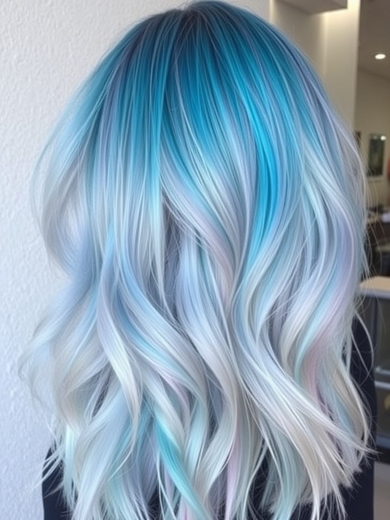 9. Dive Into a Sea of Frosted Blues